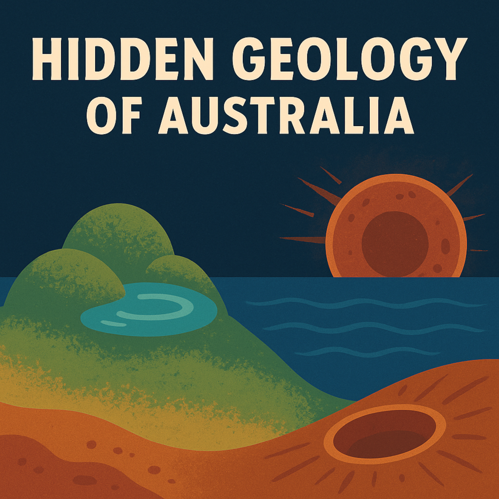 Hidden Geology of Australia: Paroo-Darling Mound Springs, Tasman Abyssal Plain and the Woodleigh Impact Crater