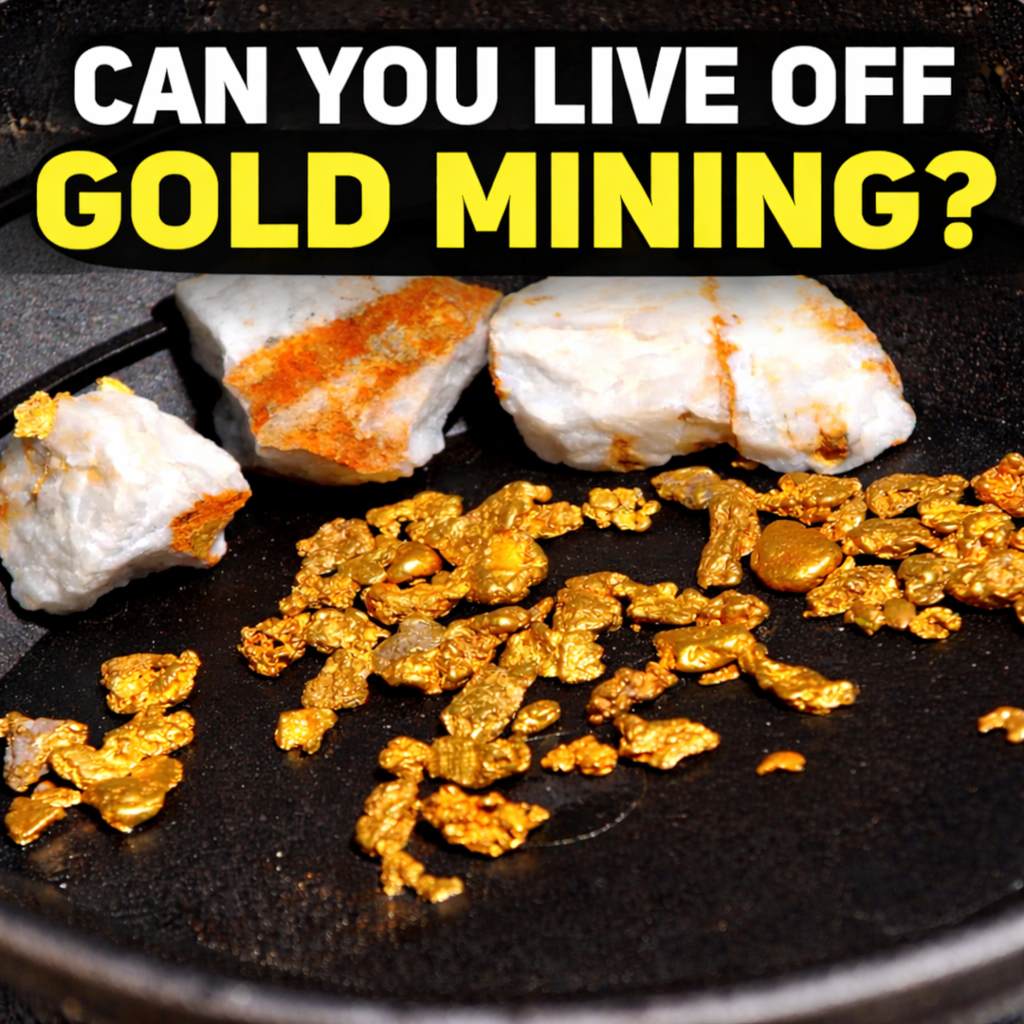 Should You Quit Your Job & Become A Full Time Alluvial Gold Miner?