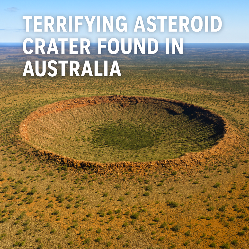 The Massive Shoemaker Asteroid Crater in Australia