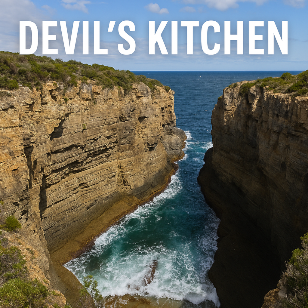 A Geological Wonder in Tasmania: Devils Kitchen