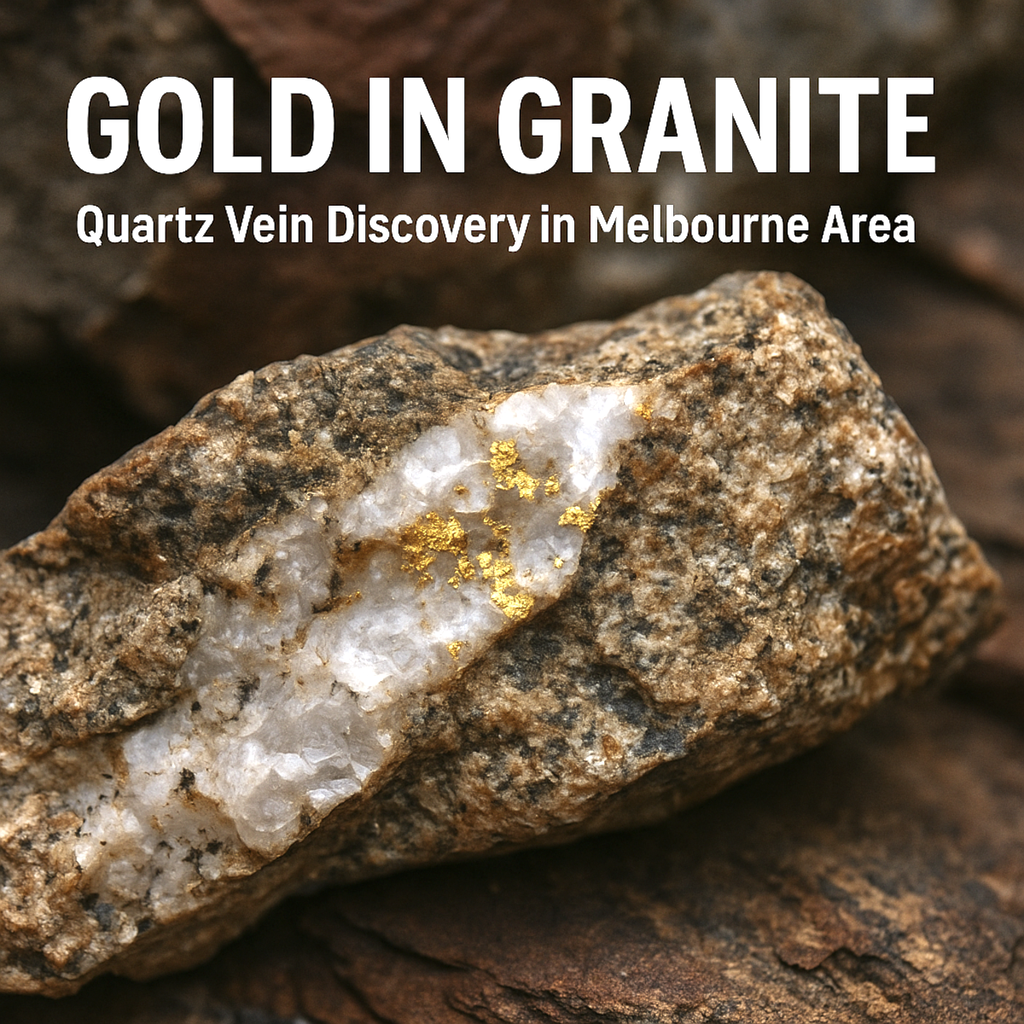 Gold in Granite: New Quartz Vein Discovery Near Melbourne