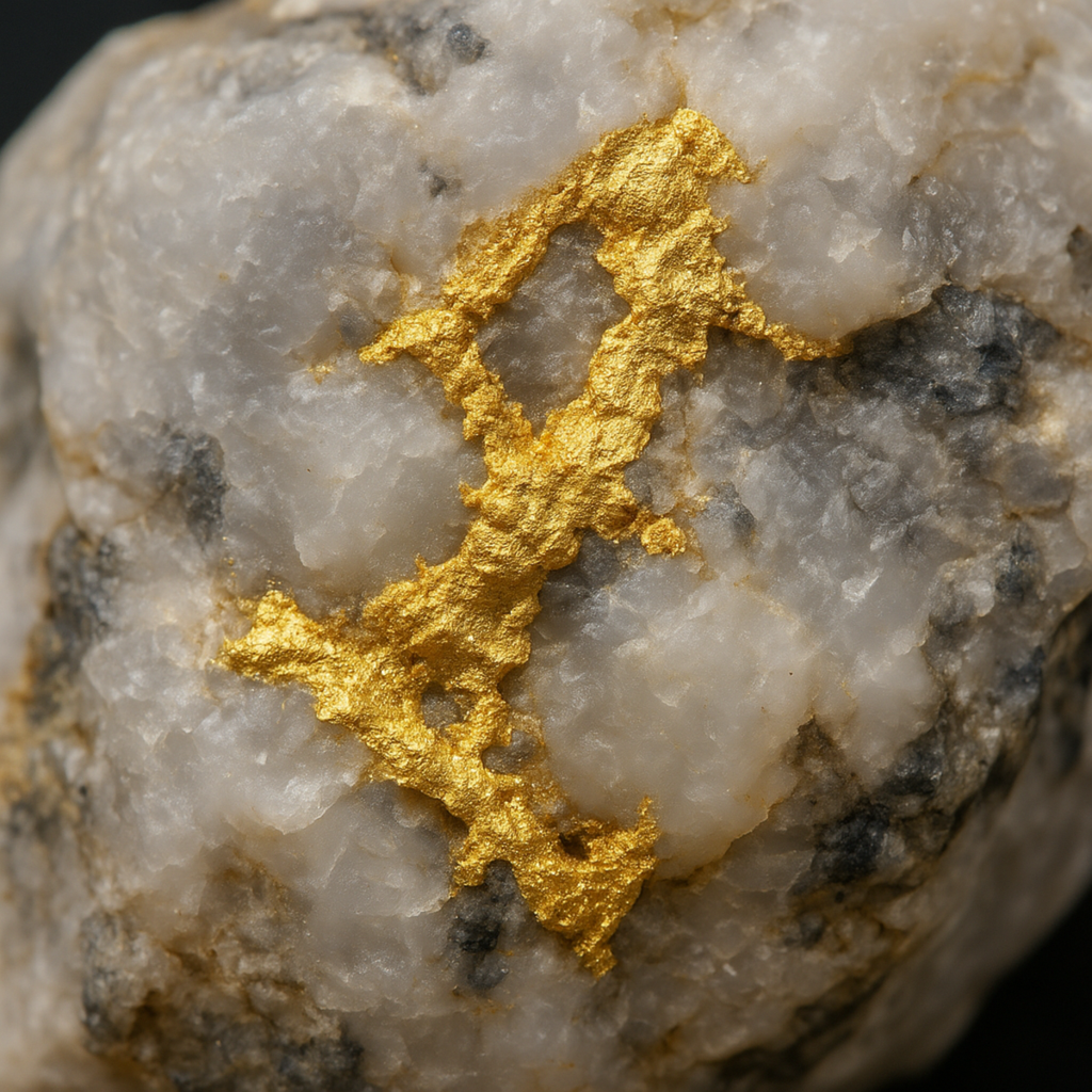 How Gold Ends Up in Quartz