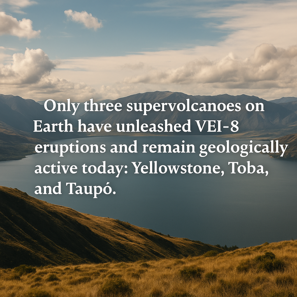 Earth’s Active Supervolcanoes: The VEI-8 Eruptions and Their Restless Calderas