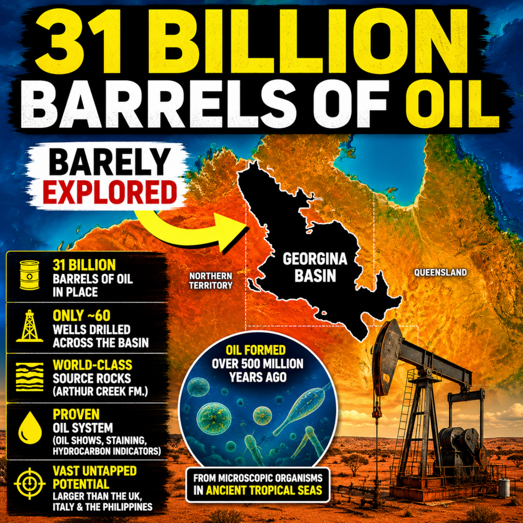 The Giant Oil Basin Hiding Beneath Australia