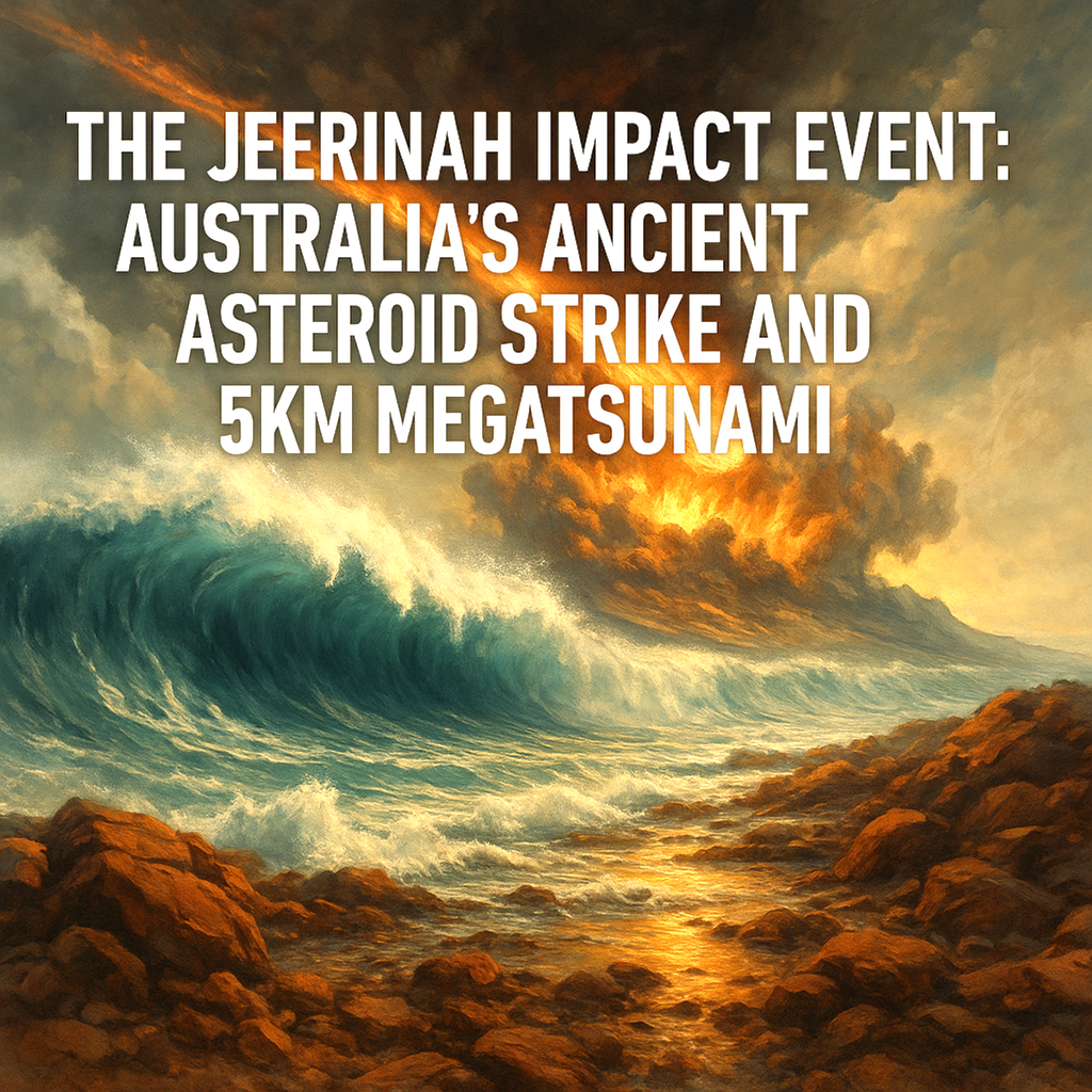 Australia’s Ancient Asteroid Strike and 5km Megatsunami: The Jeerinah Impact Event