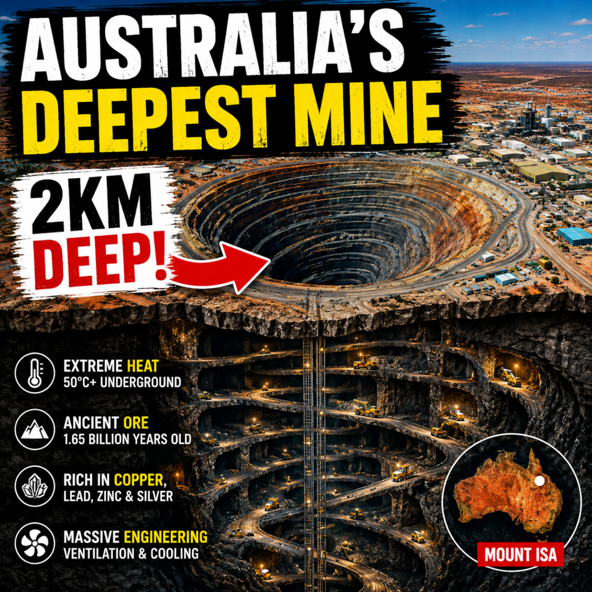Australia's Deepest Mine: Mount Isa