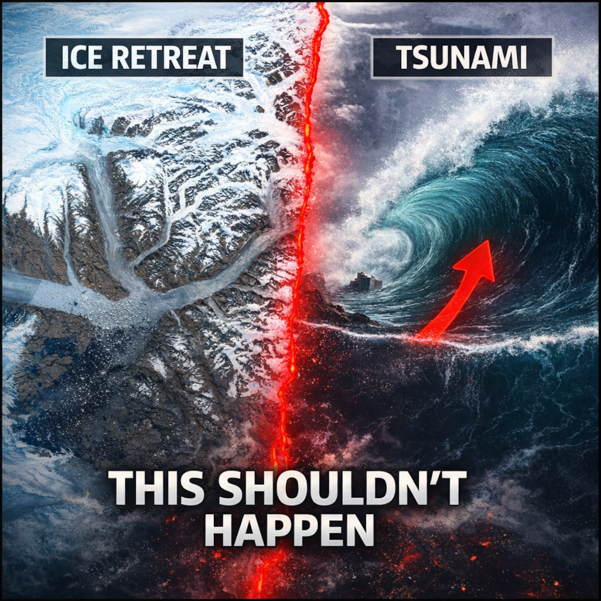 How Melting Ice Triggers Earthquakes and Tsunamis