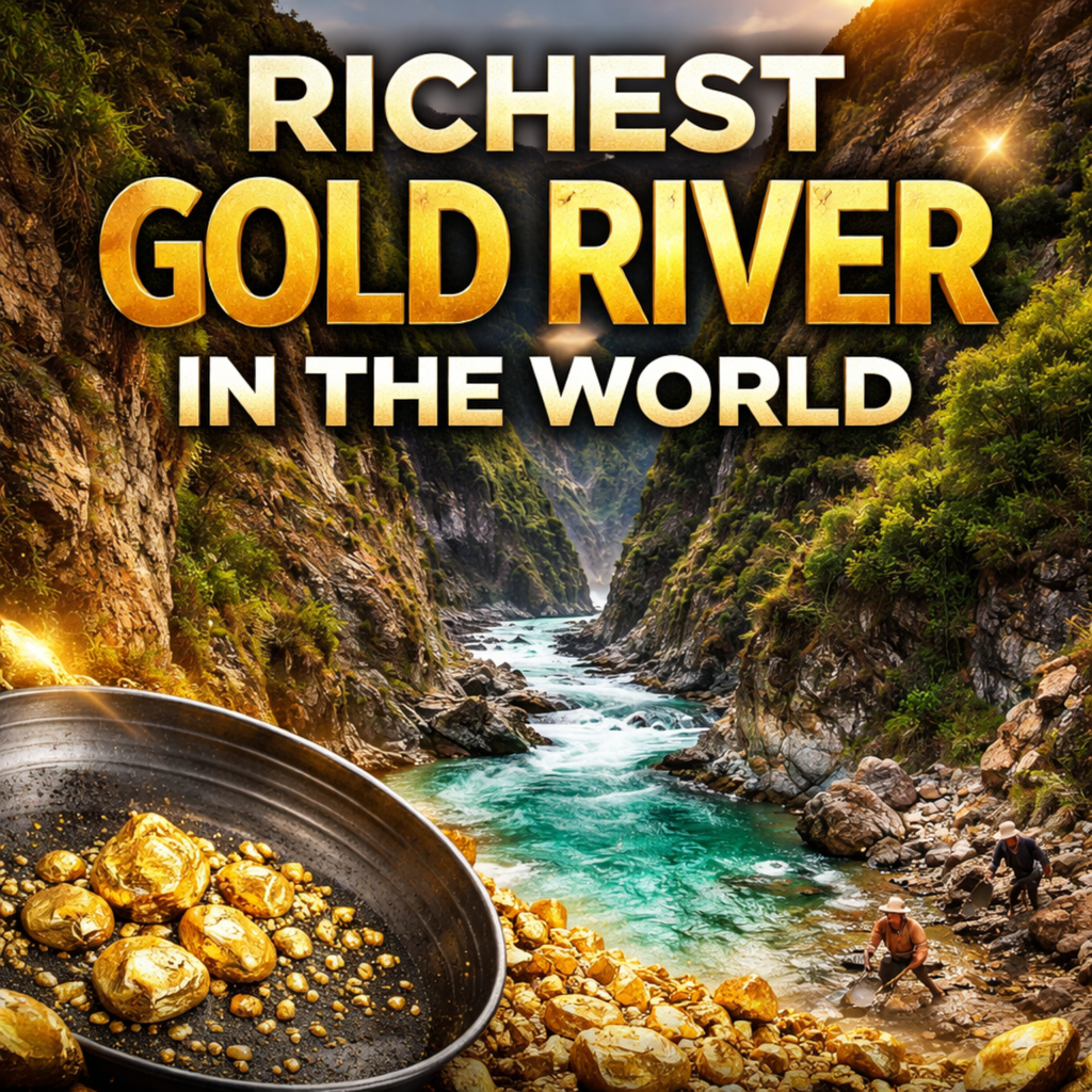 The Richest River of Gold in the World in New Zealand