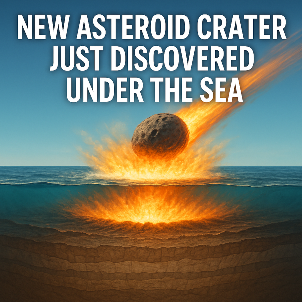 New Asteroid Crater Just Discovered Under The Sea: The Silverpit Crater