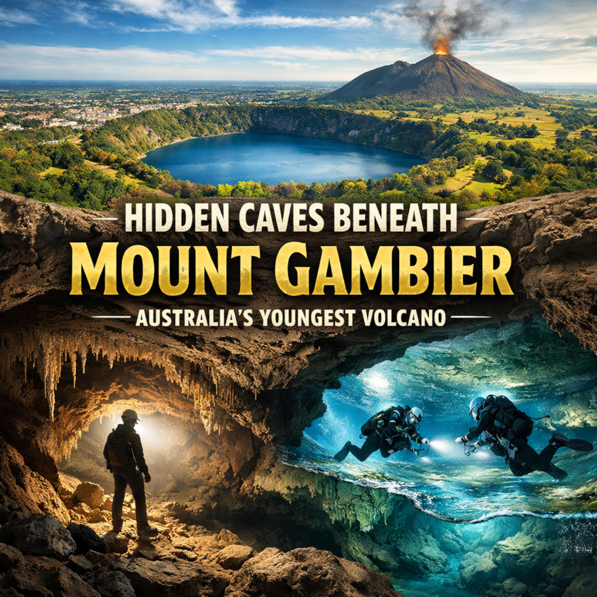 The Huge Hidden Caves Beneath Australia’s Youngest Volcano