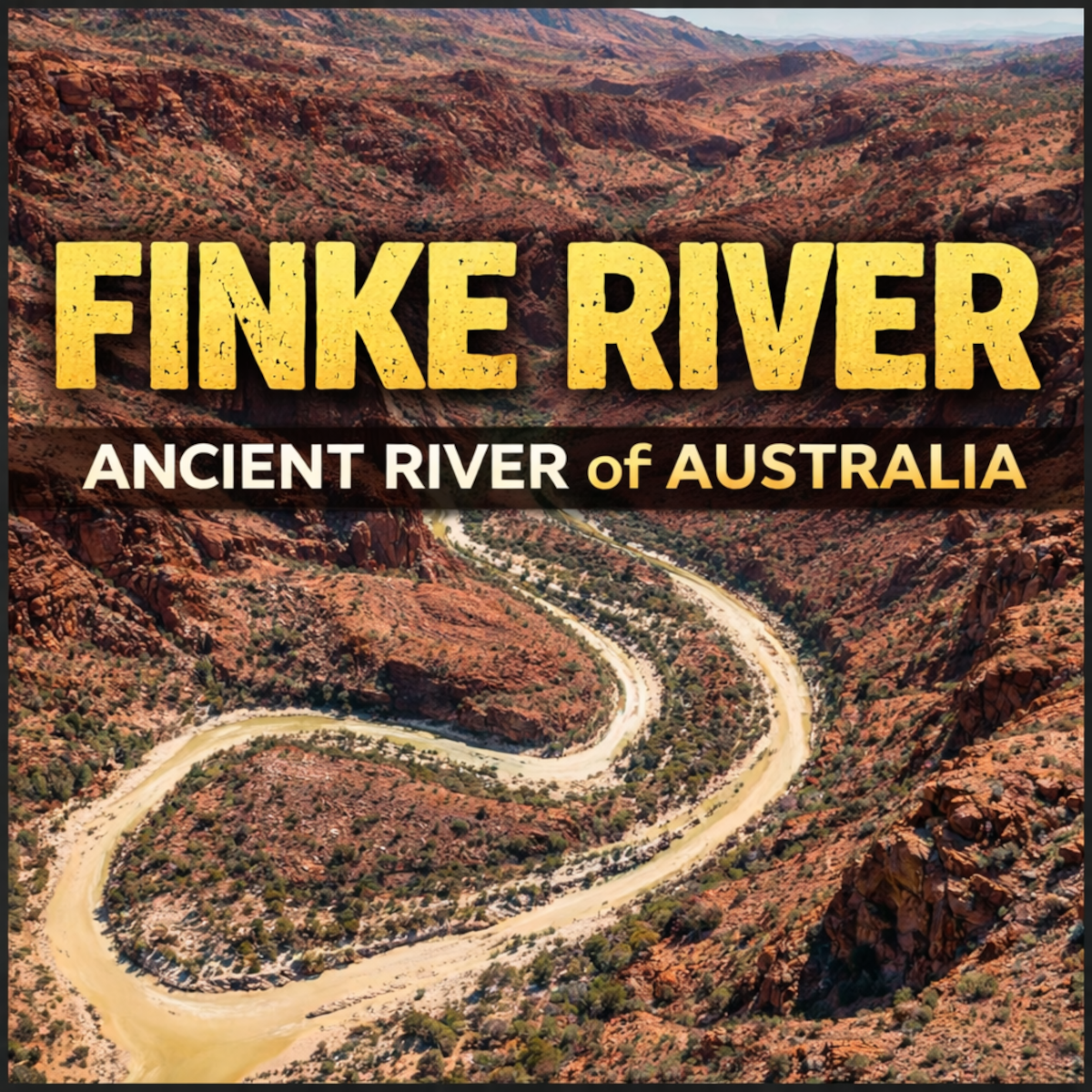 The Oldest River on Earth: The Finke