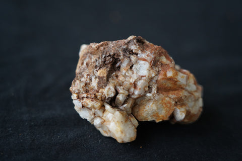 Brown / Orange / White Quartz Crystal with Moderate–High Sulfidation – Victorian Goldfields: Specimen 15