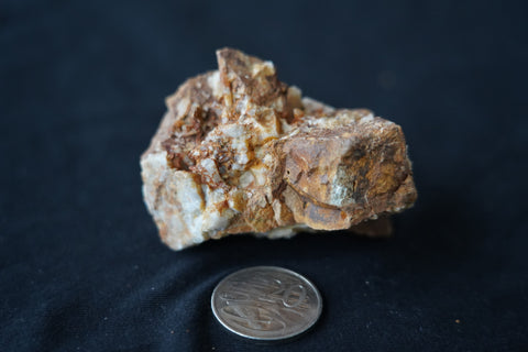 Victorian Goldfields Quartz Specimen – White, Brown & Purple Quartz Crystals: Specimen 14