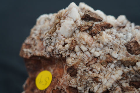 Victorian Goldfields Quartz Breccia Specimen – Baby Quartz Crystals with Sulfide-Rich Host Rock: Specimen 9